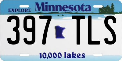 MN license plate 397TLS