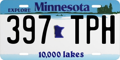 MN license plate 397TPH
