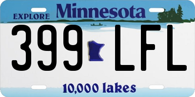 MN license plate 399LFL