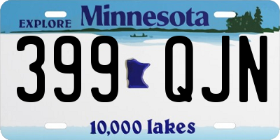 MN license plate 399QJN