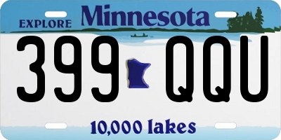 MN license plate 399QQU