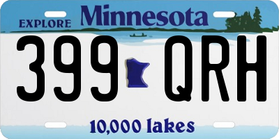 MN license plate 399QRH