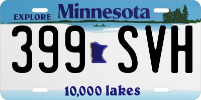 MN license plate 399SVH