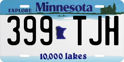 MN license plate 399TJH