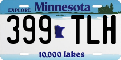 MN license plate 399TLH
