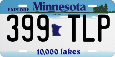 MN license plate 399TLP