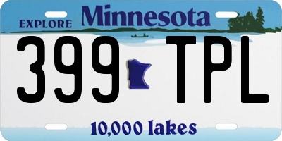 MN license plate 399TPL