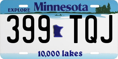 MN license plate 399TQJ