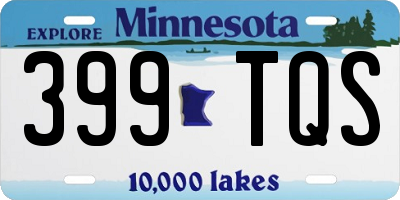 MN license plate 399TQS