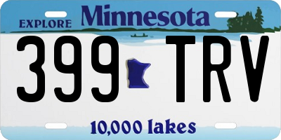 MN license plate 399TRV