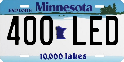 MN license plate 400LED