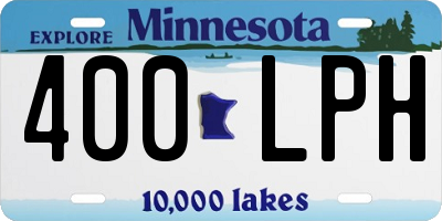 MN license plate 400LPH