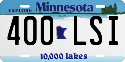 MN license plate 400LSI