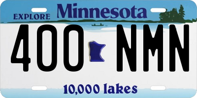 MN license plate 400NMN