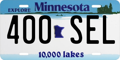 MN license plate 400SEL