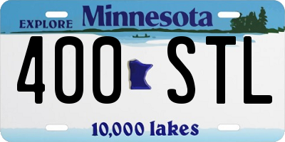 MN license plate 400STL