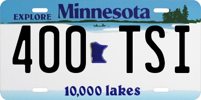 MN license plate 400TSI