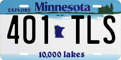MN license plate 401TLS