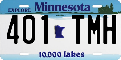 MN license plate 401TMH