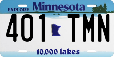 MN license plate 401TMN