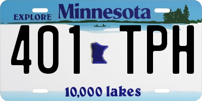 MN license plate 401TPH