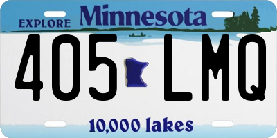 MN license plate 405LMQ