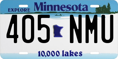 MN license plate 405NMU