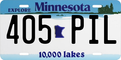 MN license plate 405PIL