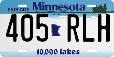 MN license plate 405RLH