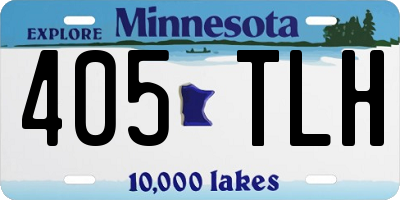 MN license plate 405TLH