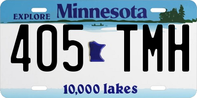 MN license plate 405TMH