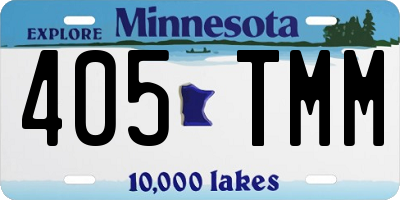 MN license plate 405TMM
