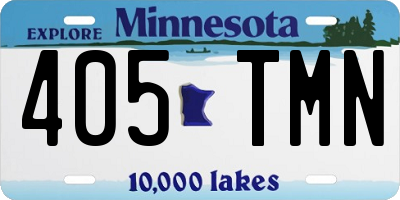 MN license plate 405TMN