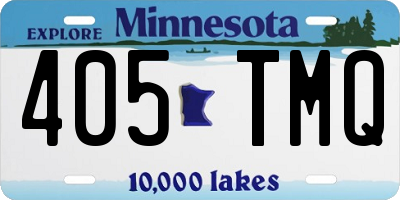 MN license plate 405TMQ