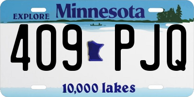 MN license plate 409PJQ