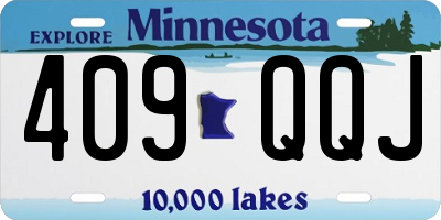 MN license plate 409QQJ