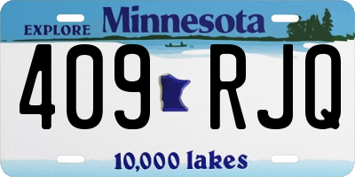 MN license plate 409RJQ