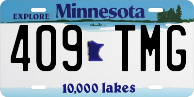 MN license plate 409TMG