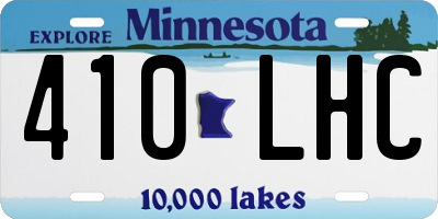 MN license plate 410LHC