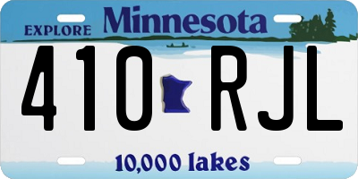 MN license plate 410RJL