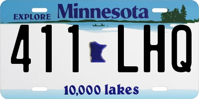 MN license plate 411LHQ