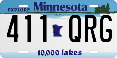 MN license plate 411QRG