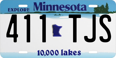 MN license plate 411TJS