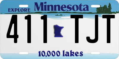 MN license plate 411TJT