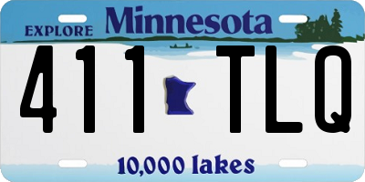 MN license plate 411TLQ