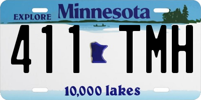 MN license plate 411TMH