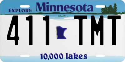 MN license plate 411TMT