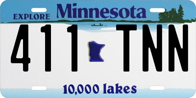 MN license plate 411TNN