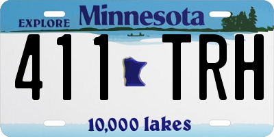 MN license plate 411TRH
