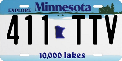 MN license plate 411TTV